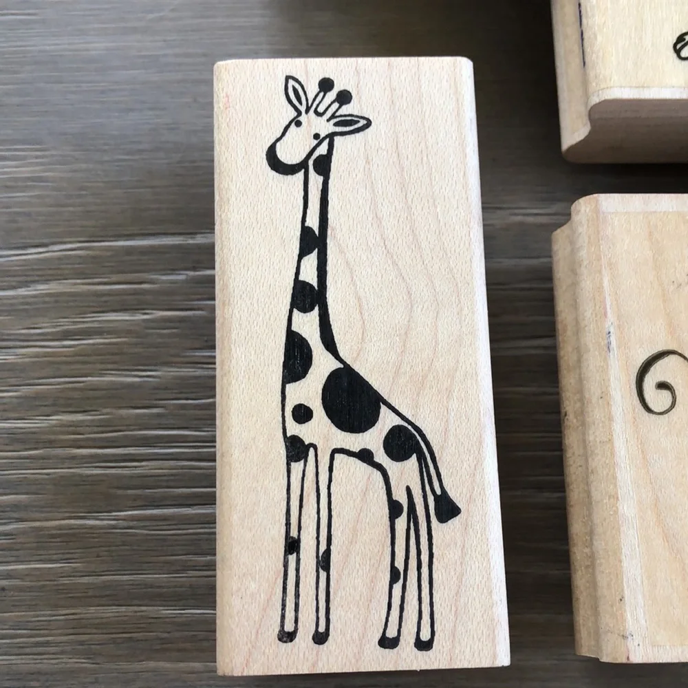 “Baby’s shower “ Set of 8 Stamping Up Scrapbook Wooden Rubber Stamps - Picture 5 of 10